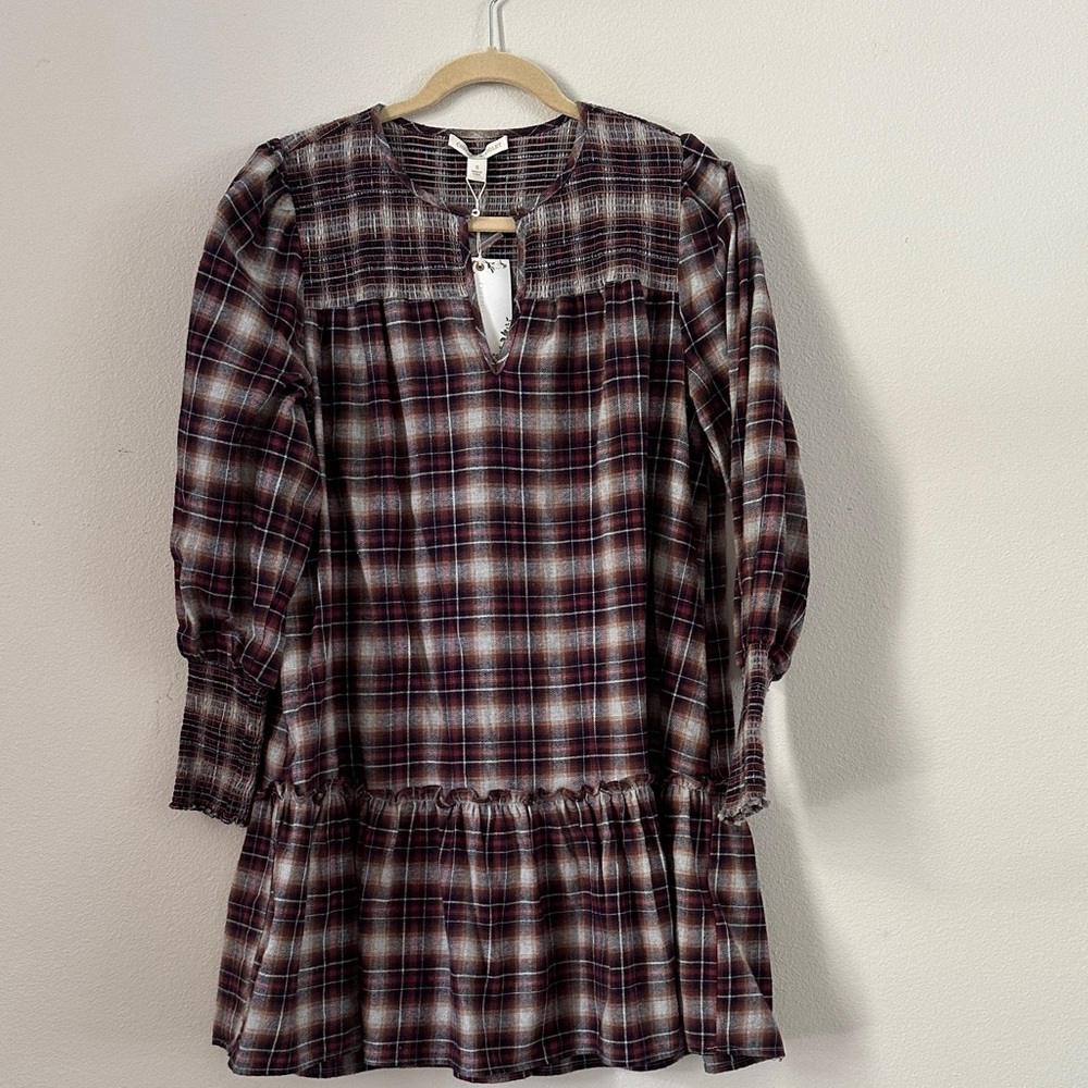 Multicolor Plaid dress .NOT from Anthropology.